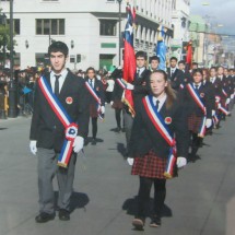 Annual school parade (foto in the Colegio Miguel de Cervantes)